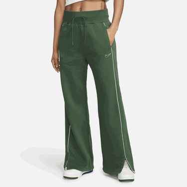 Joggingbukser Nike Sportswear Phoenix Fleece High-Waisted Open-Hem Tracksuit Bottoms Grøn | FV4972-323, 0