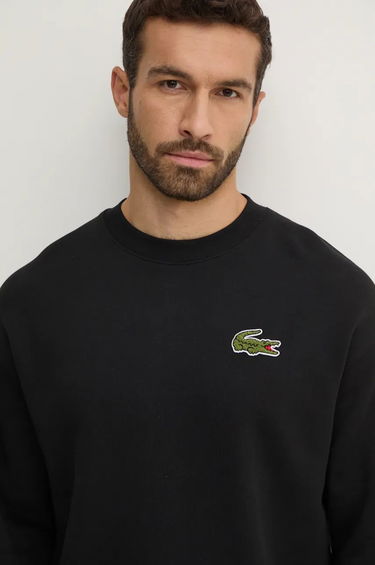Sweatshirt Lacoste Black Minimalist Sweatshirt Sort | SH2741, 3