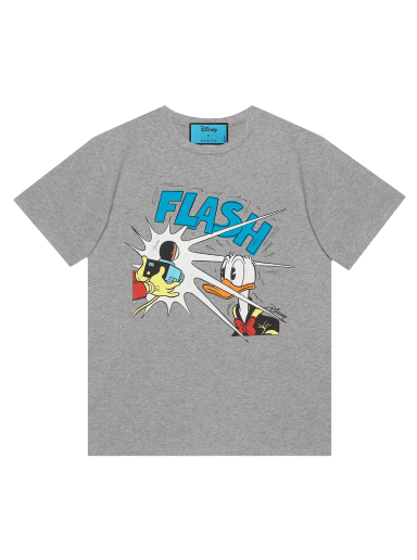 T-shirt Gucci x Disney Donald Duck Print T-Shirt Grå | 548334 XJDAE 1230