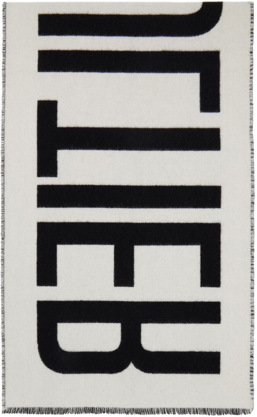 Tørklæde Jean Paul Gaultier Gaultier 'The Jean Paul Gaultier' Logo Scarf Sort | 24/30-U-EC035P-C549-0001, 1