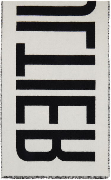 Tørklæde Jean Paul Gaultier Gaultier 'The Jean Paul Gaultier' Logo Scarf Sort | 24/30-U-EC035P-C549-0001, 1