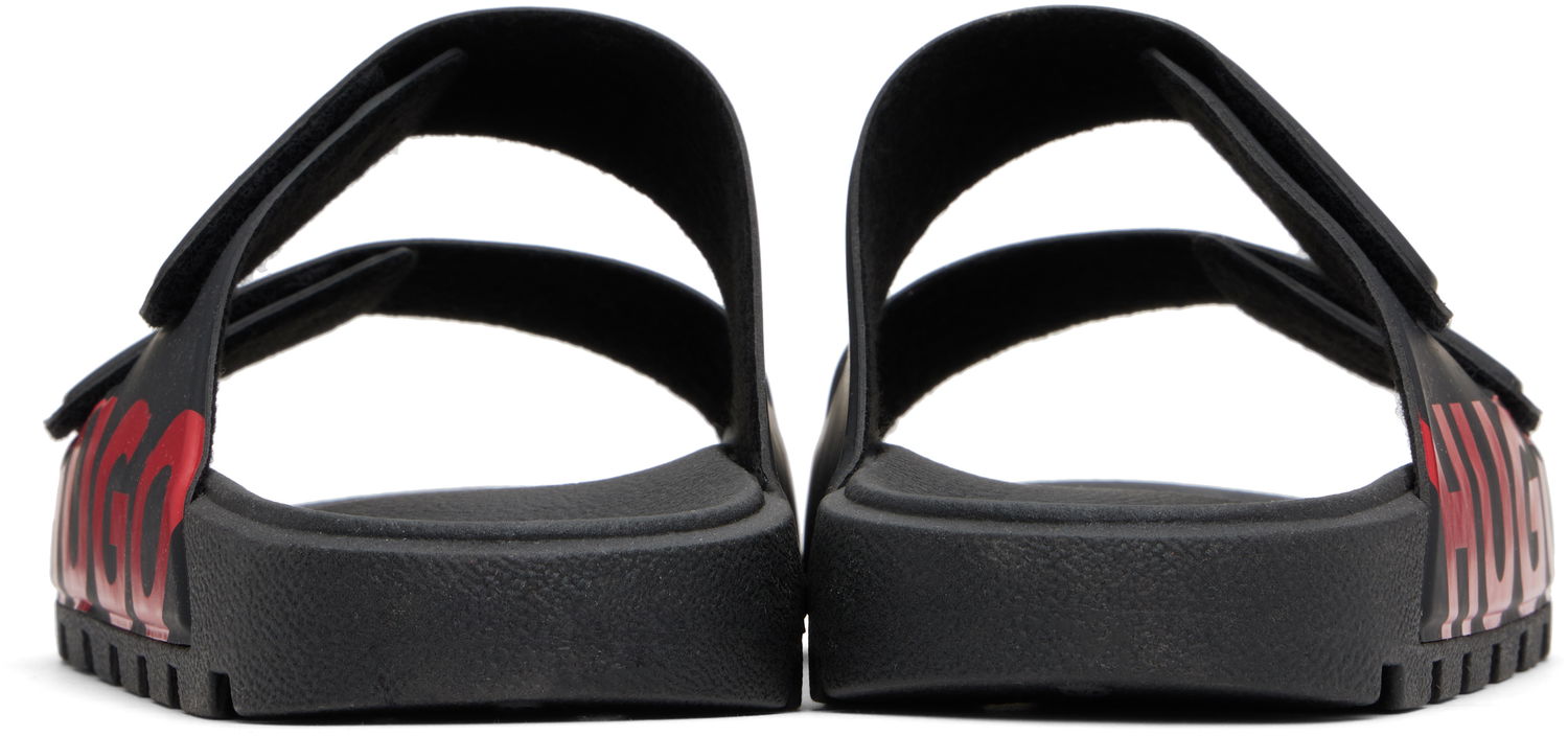 Sneakers og sko BOSS Hugo Double-Touch Closure Logo Sandals Sort | 50542042, 1