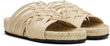 Sneakers og sko Stella McCartney Stella McCartney Gaia Alter Mat Platform Sandals Beige | 810531APADB0, 3