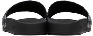 Sneakers og sko AMIRI MA Quad Canvas Slides Sort | AMFOSL1006, 1