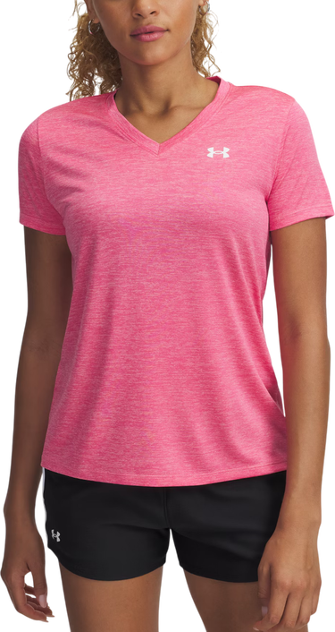 T-shirt Under Armour Under Armour Tech Short Sleeve V-Neck T-Shirt Lyserød | 1384227-672, 0