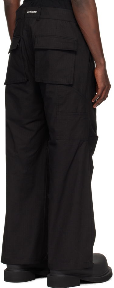 Cargo bukser We11done Layered Trousers Sort | WD-PT1-24-318-M-BK, 2
