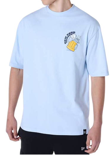 T-shirt New Era New Era MLB New York Yankees Food Graphic Oversized T-Shirt Blå | 60596211-60596211, 0