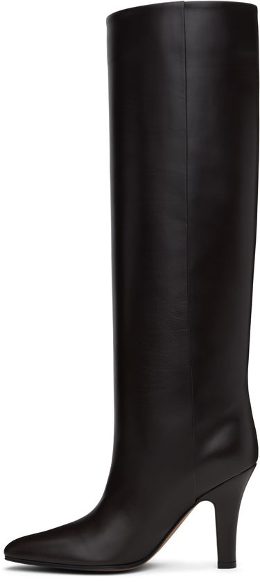 Kjole The Row The Row Prudens Knee Boots Sort | F1566-L57, 2