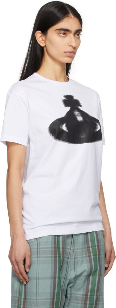 T-shirt Vivienne Westwood Vivienne Westwood Halftone Orb Classic T-Shirt Hvid | 3G01003G-J001M-, 1