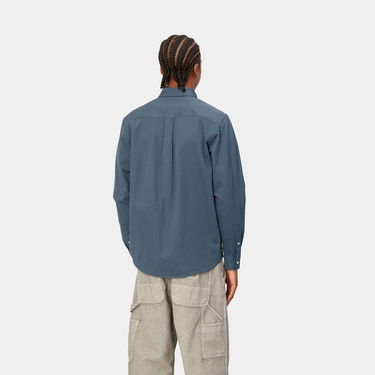 Skjorte Carhartt WIP L/S Madison Shirt "Ore / Wax" Mørkeblå | I023339_1RE_XX, 1