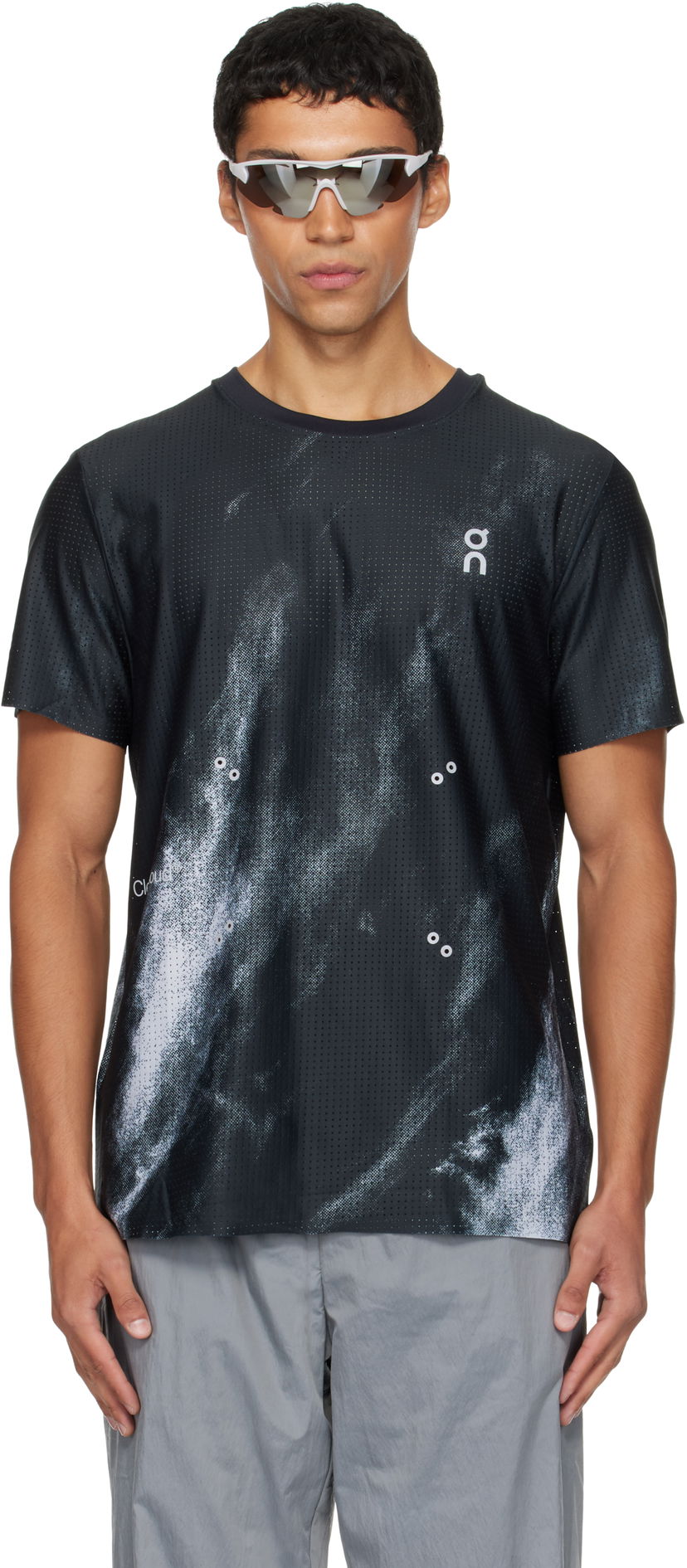 T-shirt On Running Pace Mesh T-Shirt Sort | 1MF10030777