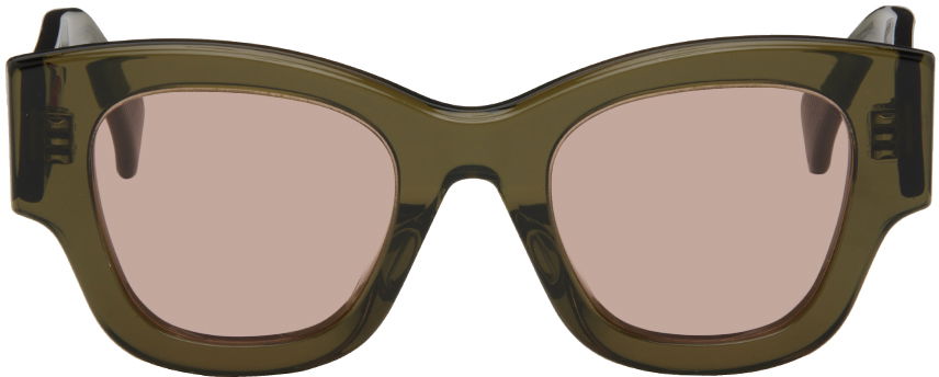 Solbriller KENZO Paris Boke Flower Sunglasses Grøn | KZ40169U@4996Y, 0