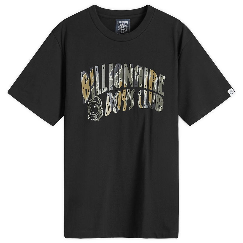 T-shirt BILLIONAIRE BOYS CLUB Camo Arch Logo T-Shirt Sort | B24347-BLK