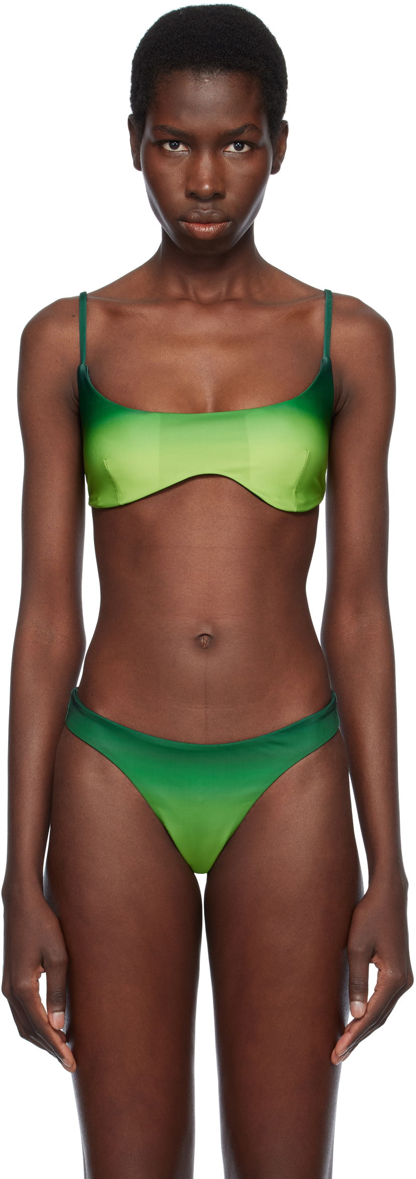 Badetøj Casablanca Casablanca Gradient Bikini Top Grøn | WS25-SWM-058-02