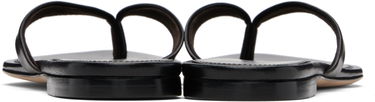 Sneakers og sko The Row Sacha Leather Flip-Flops Sort | F1697-SN65, 1