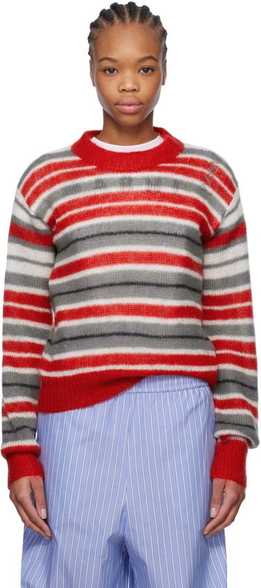 Sweater Marni Marni Striped Mohair Sweater Flerfarvet | GCMD0573Q0 UFU178, 0