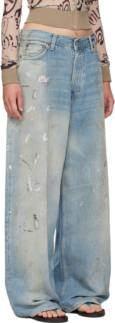 Jeans Acne Studios Acne Studios U Paint Splatter Jeans Blå | C00091-, 1