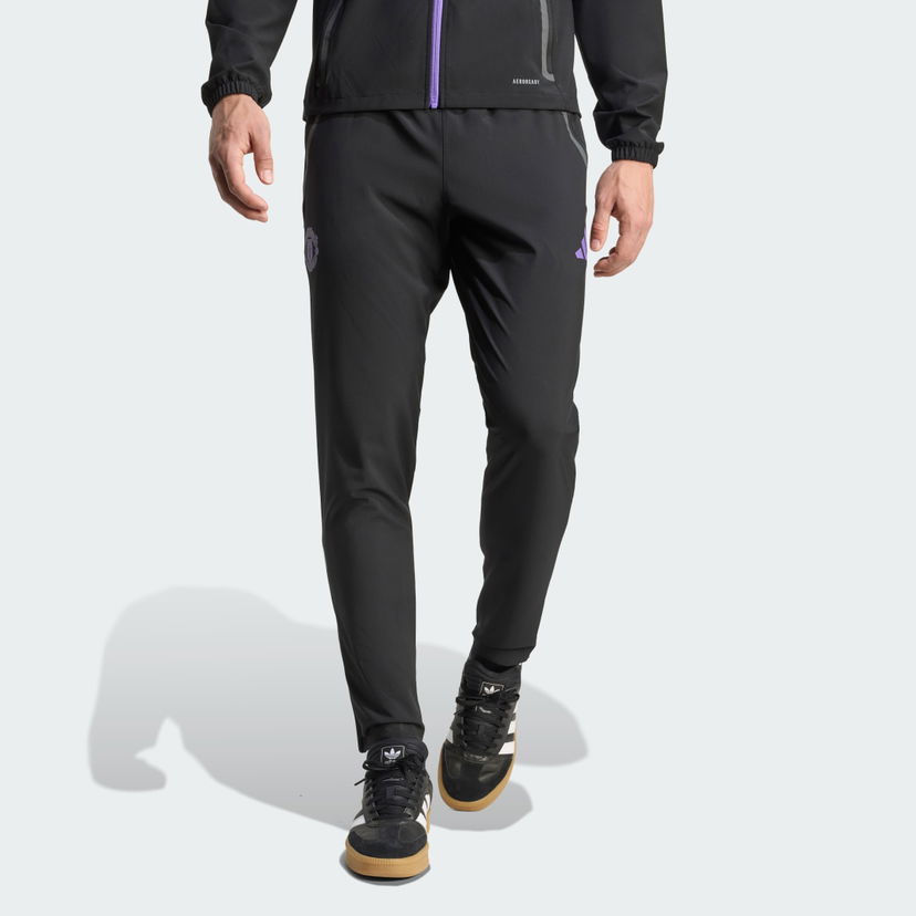 Bukser adidas Performance Manchester United Tiro 25 Competition Vis Tech Travel Pants Sort | JV5352
