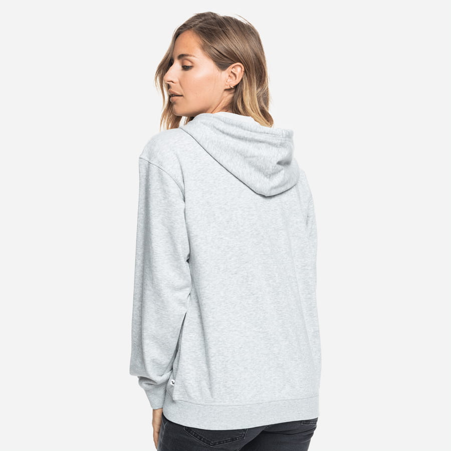 Sweatshirt Roxy Surf Stoked Relaxed Fit Grå | ERJFT04541-SGRH, 1