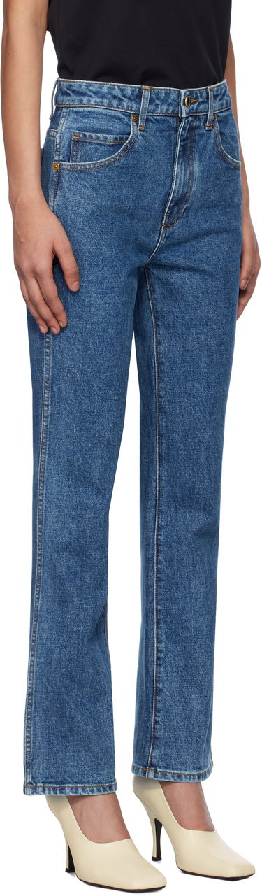 Jeans Khaite Khaite Vivian Straight Leg Jeans Blå | 1033916009, 1