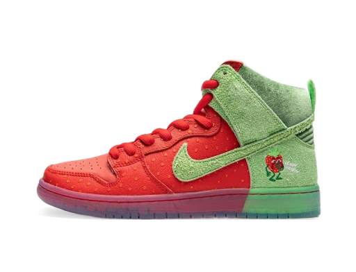 Skateboarding Nike SB Dunk High SB "Strawberry Cough" Rød | CW7093 600