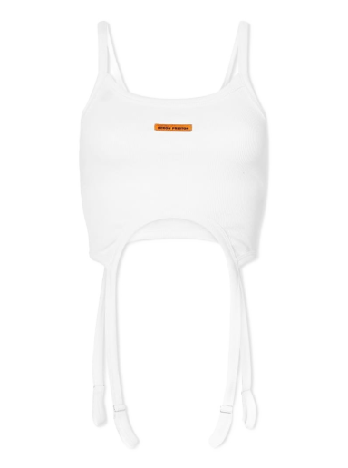 Tanktop HERON PRESTON Hooks Tank Top Hvid | HWAC005F22JER0010100