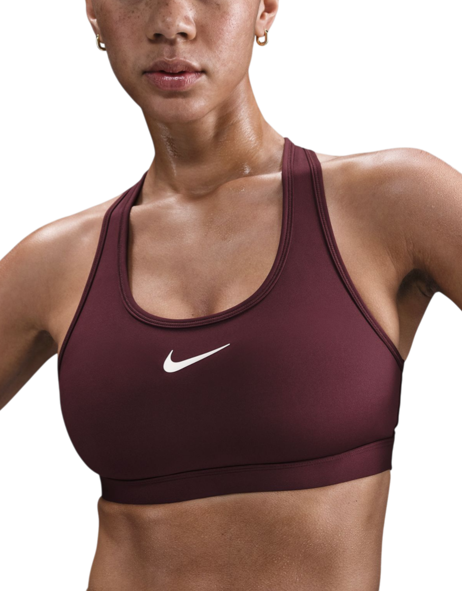 Bh Nike Nike Swoosh Medium Support Sports Bra Bourgogne | dx6821-652, 0