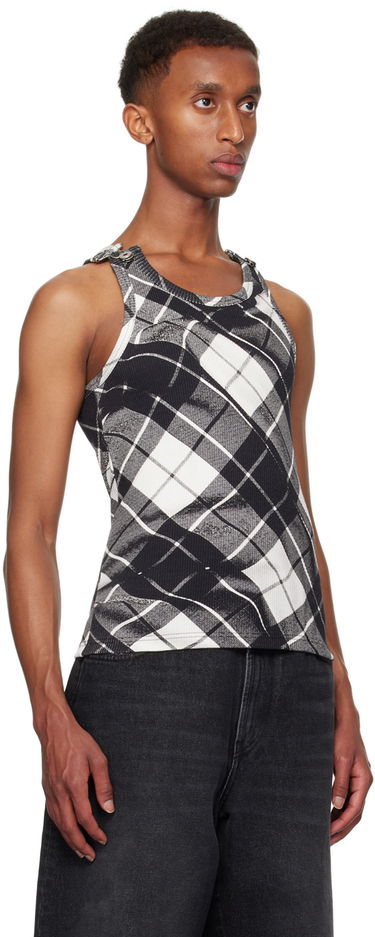 Tanktop Jean Paul Gaultier Jean Paul Gaultier Salopette Detail Tank Top Sort | 24/31-F-DB042-J565-000201, 3