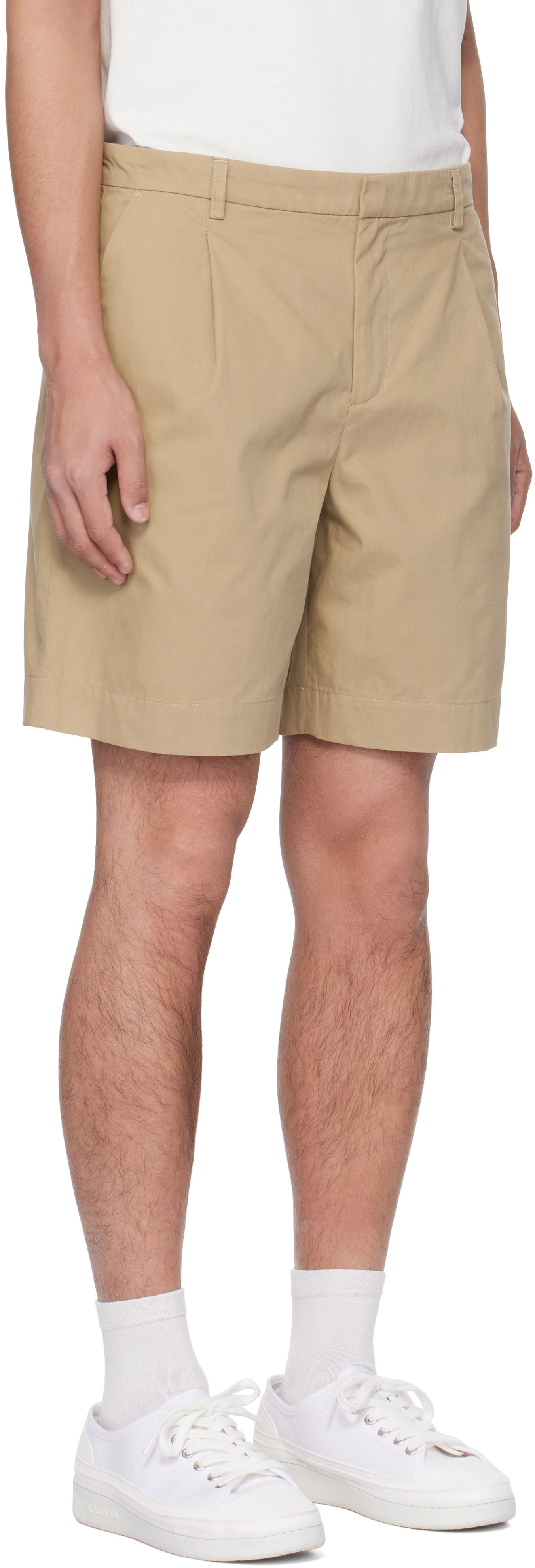 Shorts A.P.C. A.P.C. Crew Shorts Beige | COGZR-H10198, 1