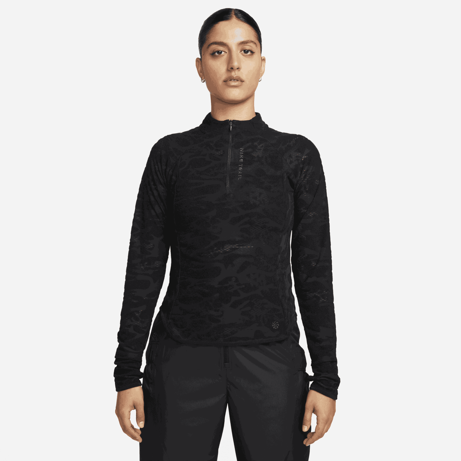 T-shirt Nike Trail Dri-FIT Sort | FB7637-010, 0