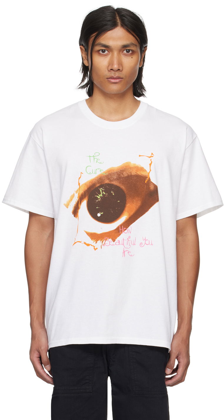 T-shirt Noah The Cure 'How Beautiful You Are' T-Shirt Hvid | T204FW23, 0