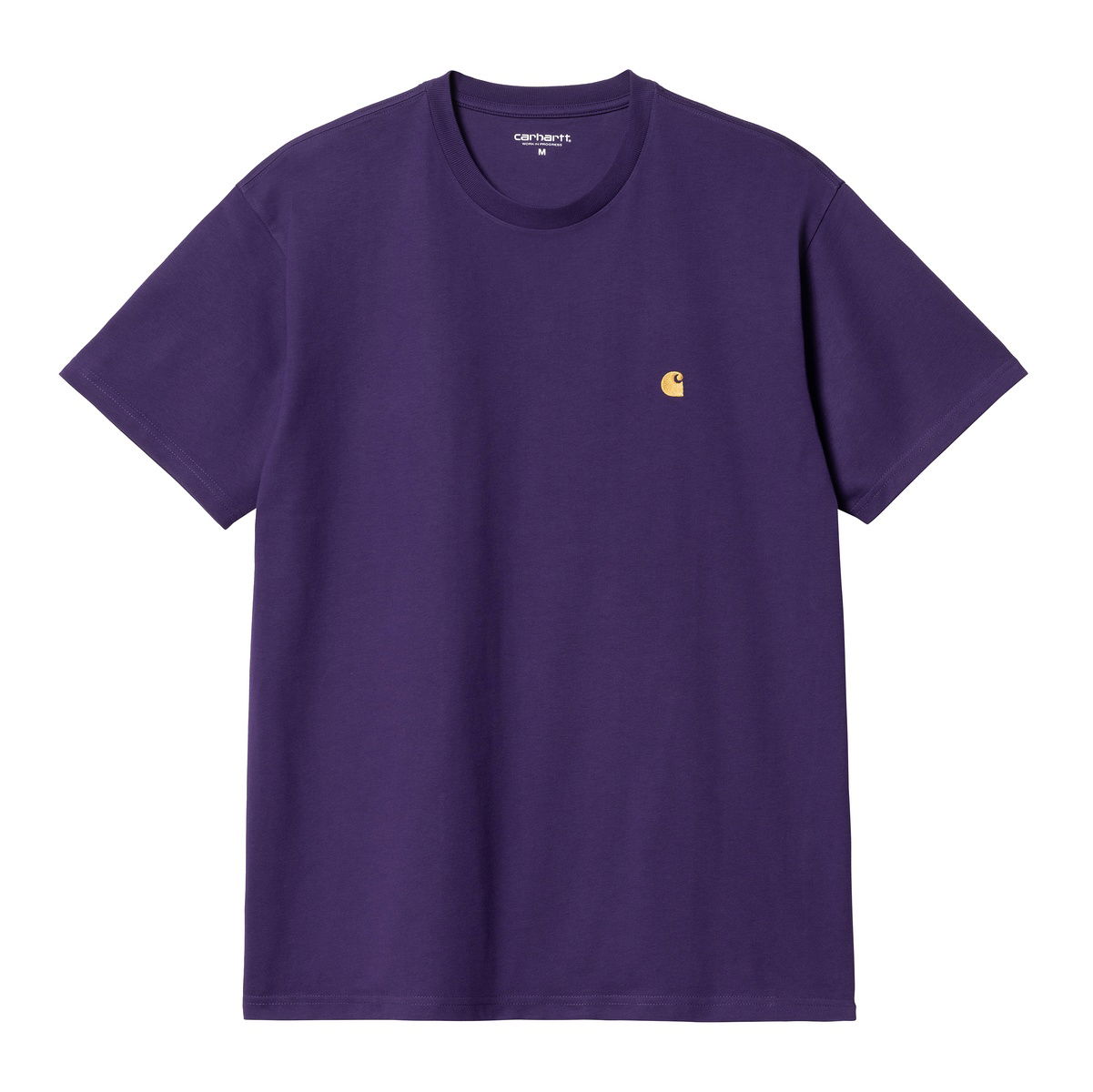 T-shirt Carhartt WIP S/S Chase T-Shirt "Tyrian / Gold" Lilla | I026391_1YV_XX, 0