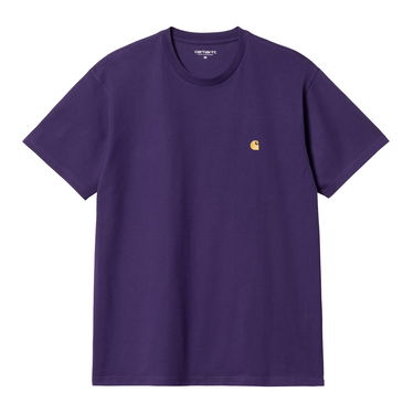 T-shirt Carhartt WIP S/S Chase T-Shirt "Tyrian / Gold" Lilla | I026391_1YV_XX, 0