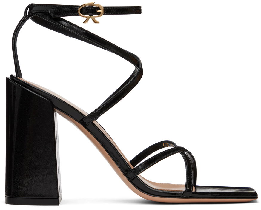 Sneakers og sko Gianvito Rossi Heeled Strap Sandals Sort | G32335.95RIC.NUI, 0