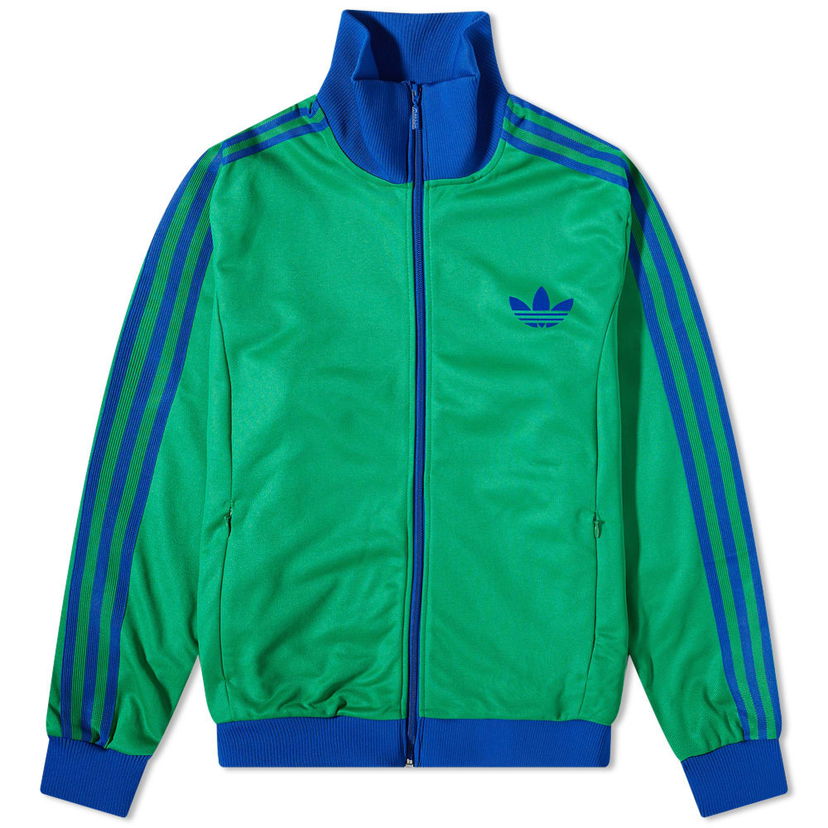 Træningsdragt adidas Originals Adicolor 70s Poly Track Top Grøn | IB3426
