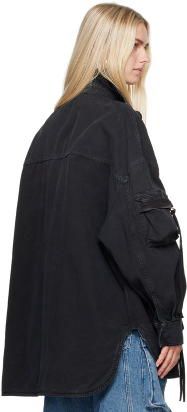 Jakke The Attico Attico Fern Utility Jacket Sort | 247WCB48 D088, 2