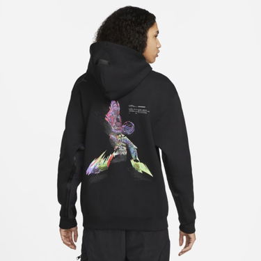 Sweatshirt Jordan Fleece Pullover Hoodie Sort | DJ0202-010, 1
