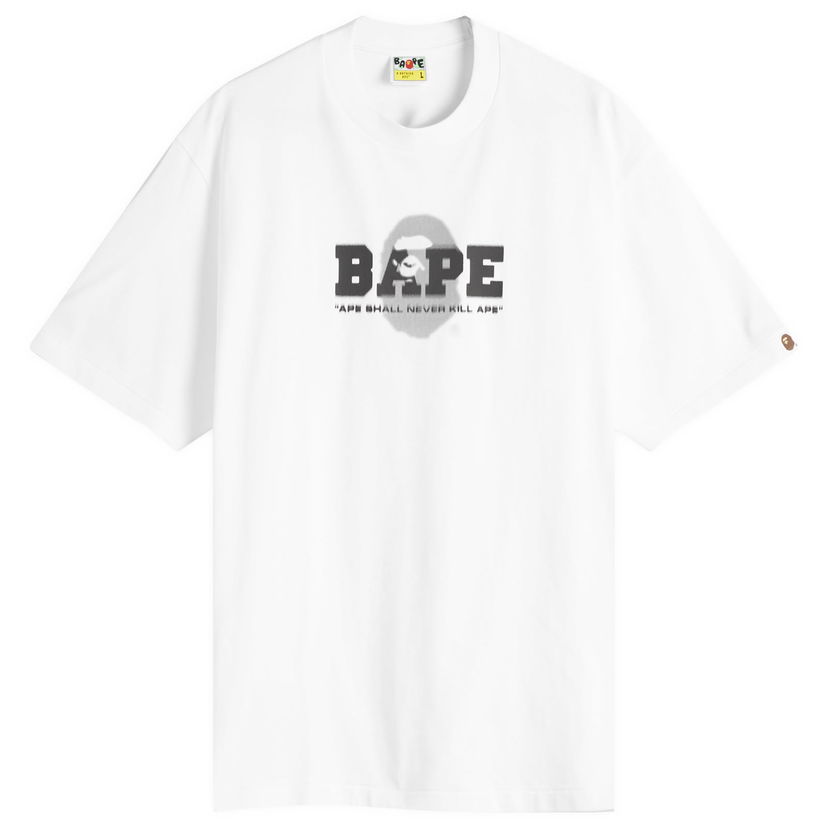 T-shirt BAPE Graffiti Logo Relaxed Fit T-Shirt, Size X-Large Hvid | 001TEL301308M-WHT