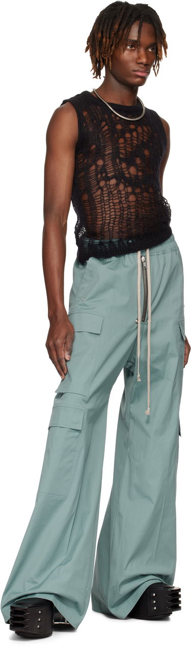 Cargo bukser Rick Owens Rick Owens Hollywood Cargobela Cargo Pants Grøn | RU01E5339 TE, 3