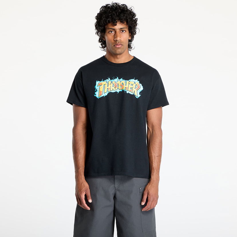 T-shirt Thrasher Thrasher Graff T-Shirt Sort | 145704