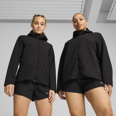 Vindjakke Puma RUN Women's Hooded Running Jacket Sort | 525753_01, 0