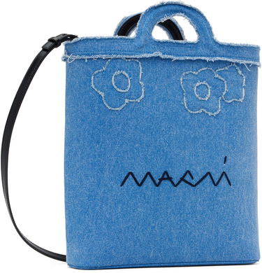 Mulepose Marni Marni Tropicalia Denim Crossbody Bag Blå | SBMP0179L1 P8201, 1