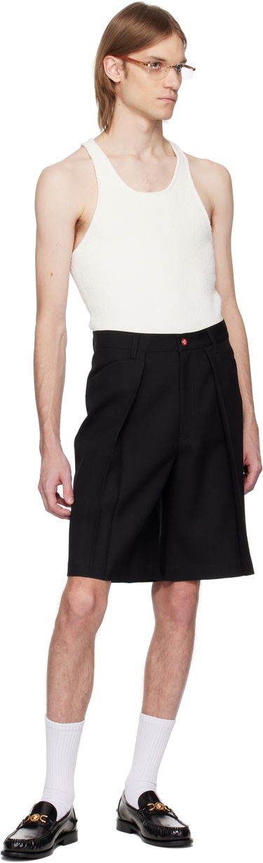 Tanktop Casablanca Casablanca Boucle Rib Tank Top Hvid | MS25-KW-931-01, 4