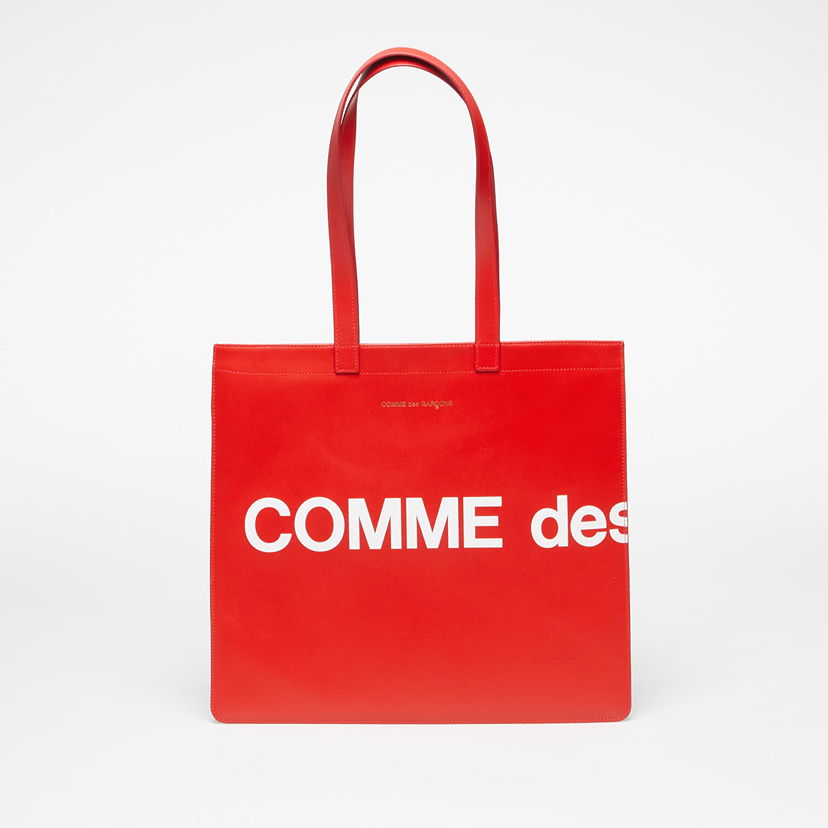 Mulepose Comme des Garçons Huge Logo Tote Bag Red Universal Rød | SA9001HL Red