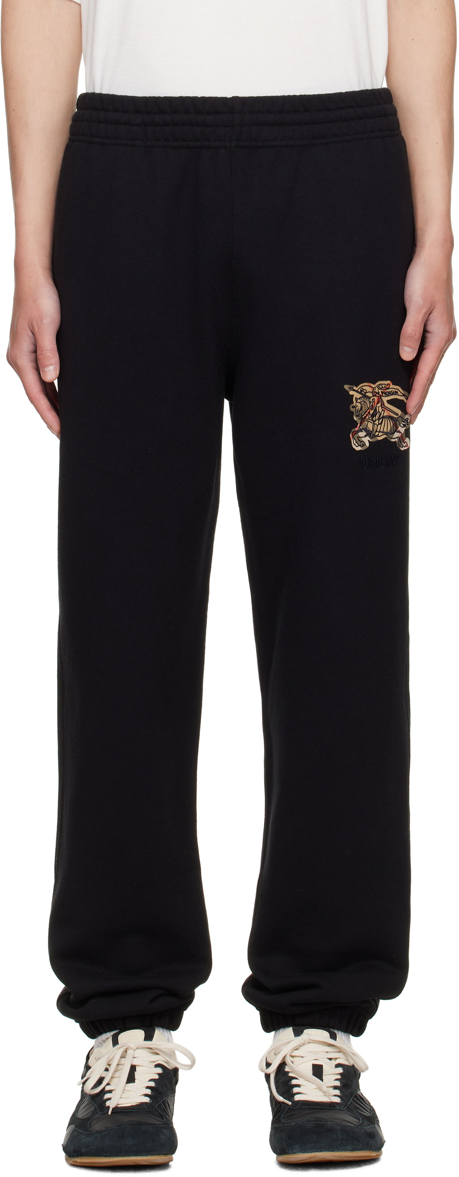 Joggingbukser Burberry Burberry Cotton Jogging Sweatpants Sort | 8116095, 0