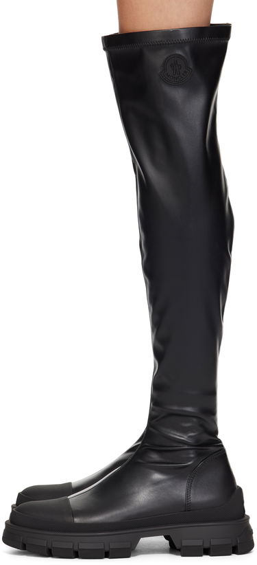 Tøj Moncler Moncler Hevea High Tall Boots Sort | J209B4G00060M4369, 2