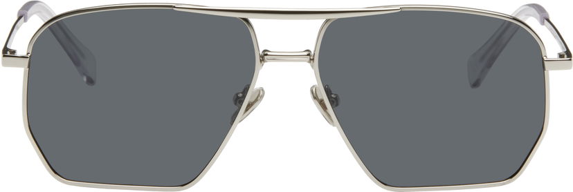 Solbriller Coperni Coperni Aviator Sunglasses Metalisk | COPSG07F8001