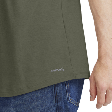 T-shirt Allbirds Merino Pocket Tee, Size Small Grøn | A12108M, 3