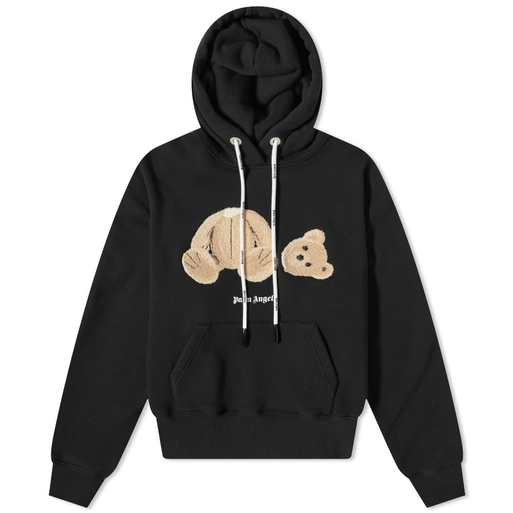 Sweatshirt Palm Angels Kill The Bear Popover Hoody Sort | PMBB058F21FLE0071060, 0