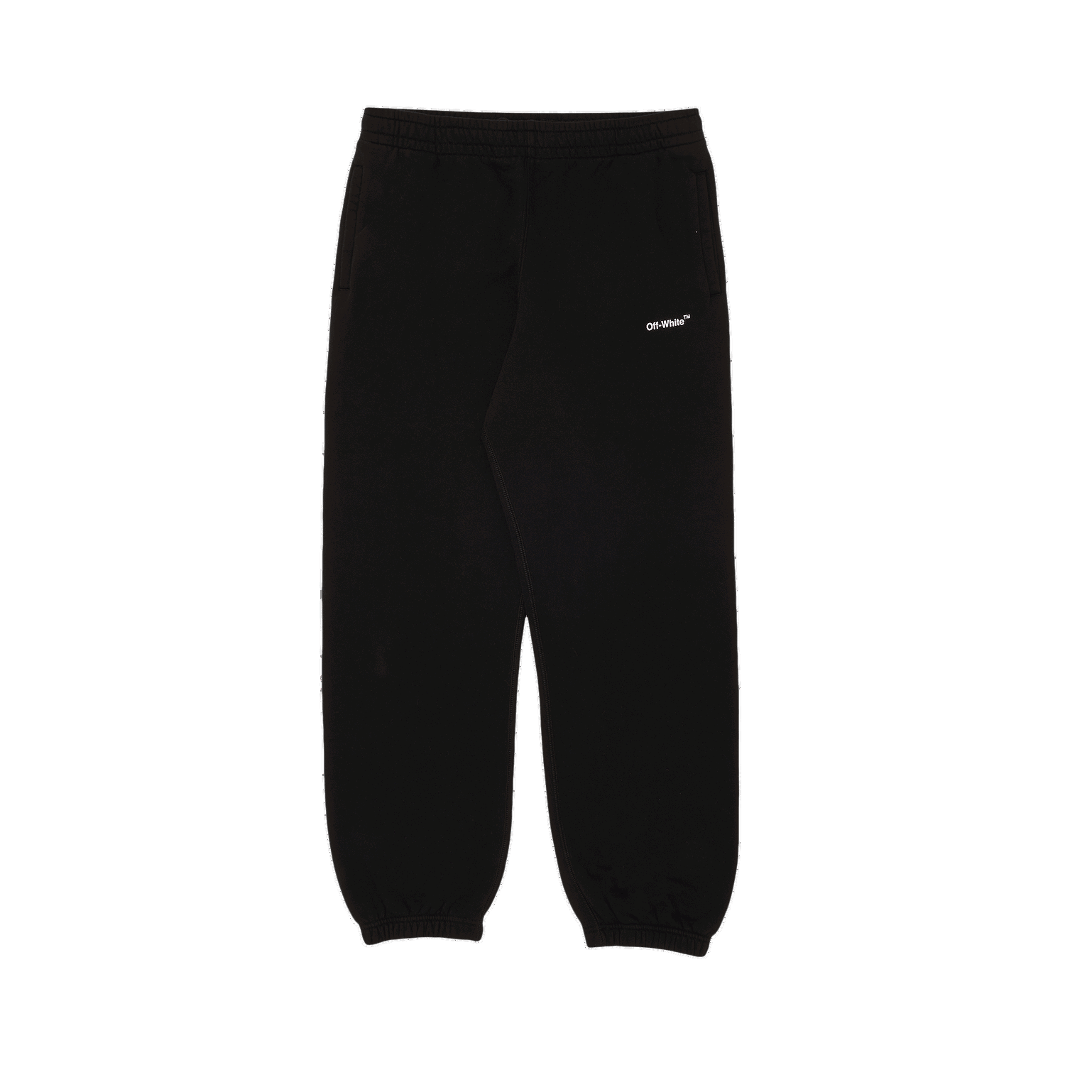 Joggingbukser Off-White Caravag Diag Slim Sweatpant Sort | OMCH029C99FLE0041001, 0